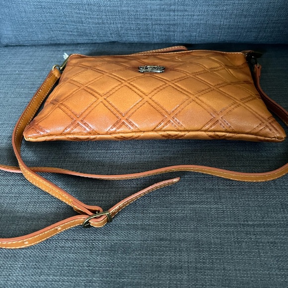 NWT PRATESI FIRENZE CROSSBODY SHOULDER BAG WRISTLET PURSE POUCH - Picture 6 of 14